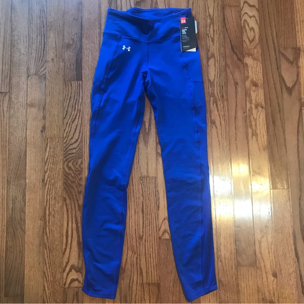 Under Armour Women’s Heatgear Compression Leggings; Size XS; blue; NWT - Picture 3 of 9